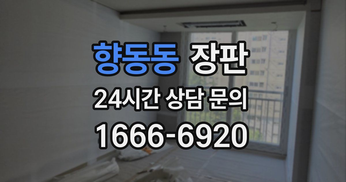 향동동 장판