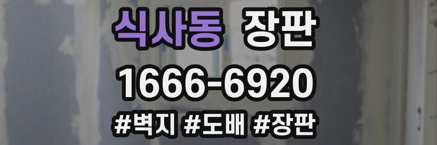 식사동 장판