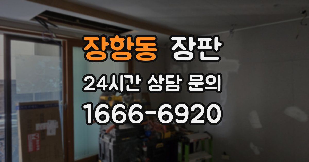 장항동 장판