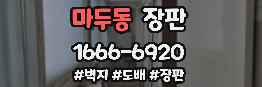 마두동 장판