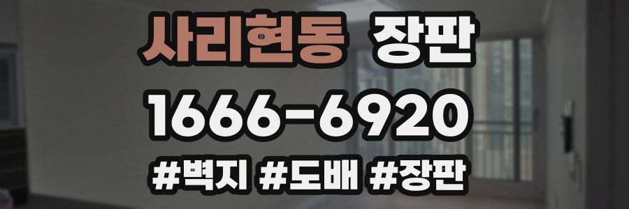 사리현동 장판