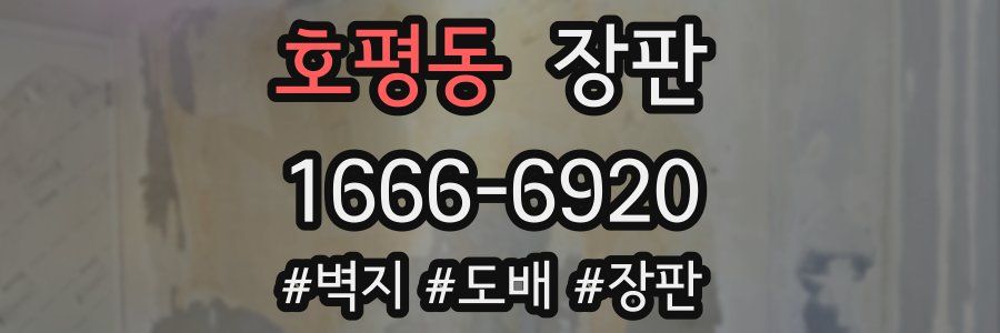 호평동 장판