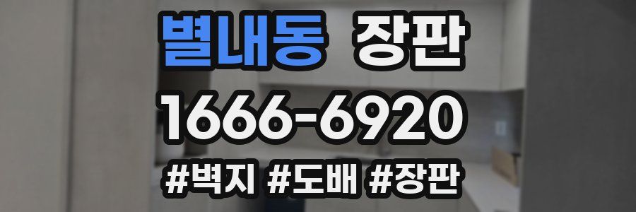별내동 장판