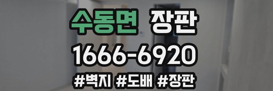 수동면 장판