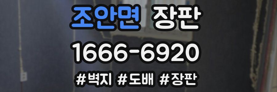 조안면 장판