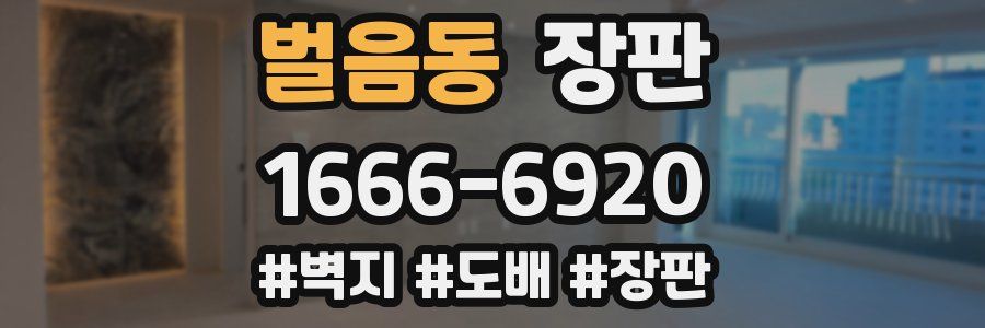 벌음동 장판