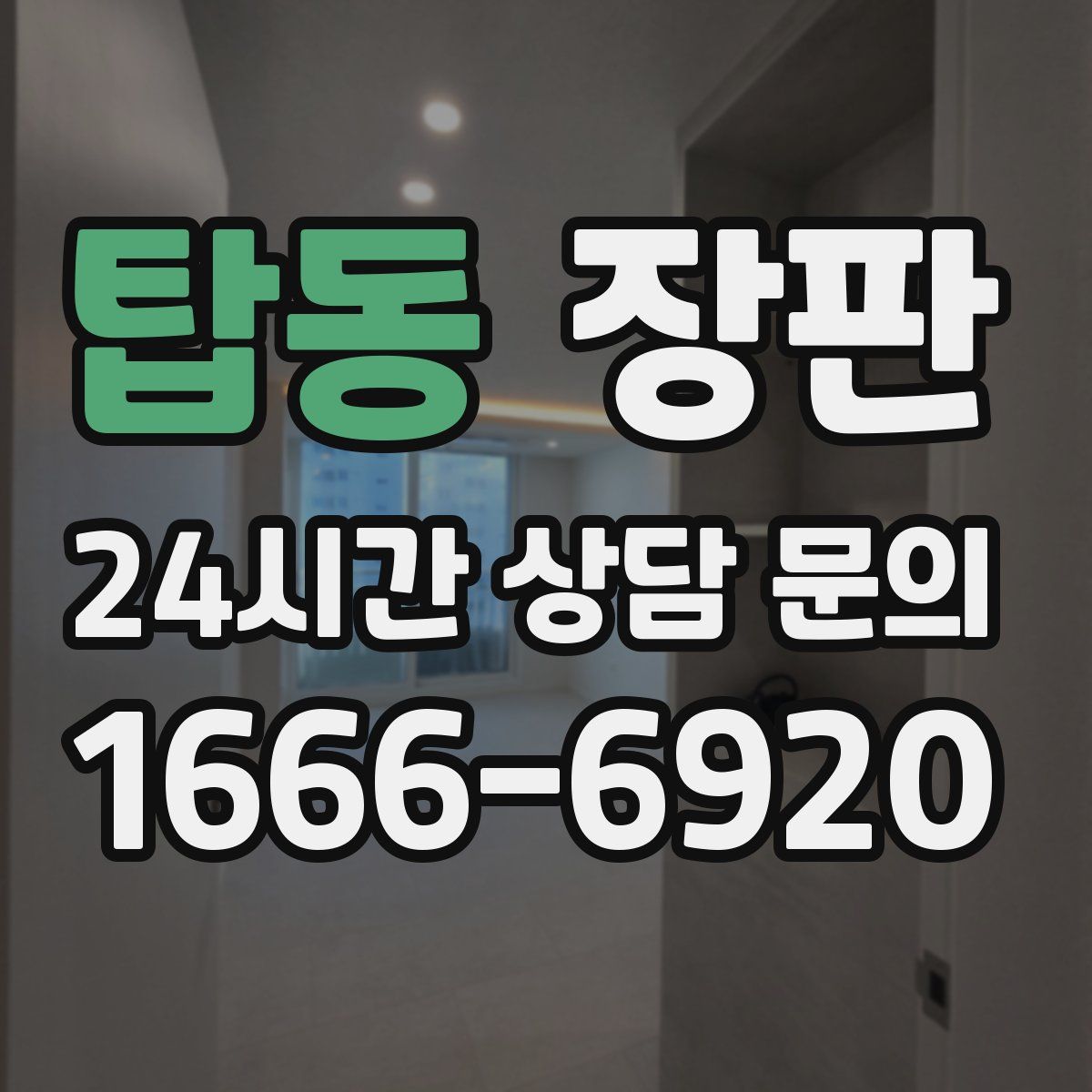 탑동 장판