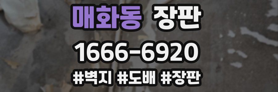 매화동 장판