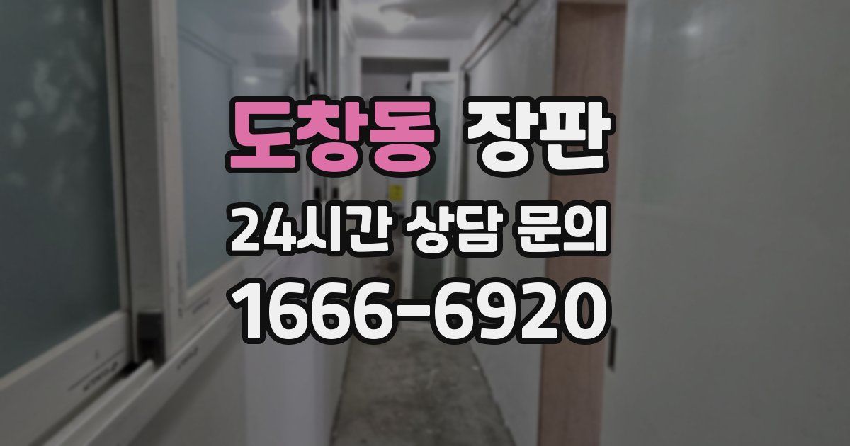 도창동 장판