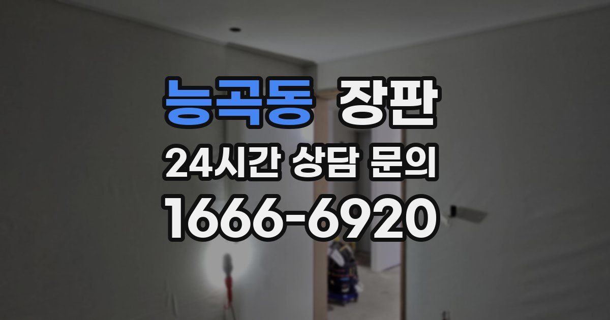 능곡동 장판