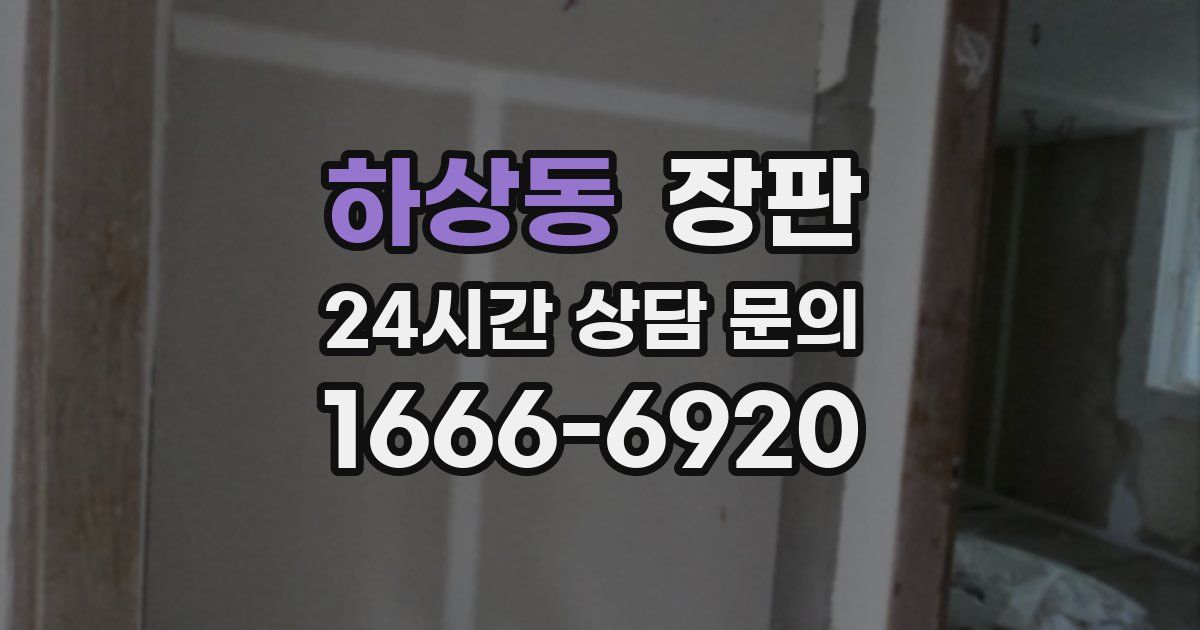 하상동 장판