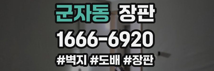 군자동 장판