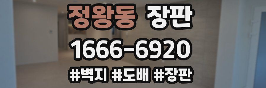 정왕동 장판