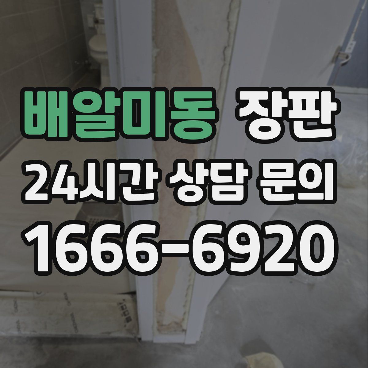 배알미동 장판