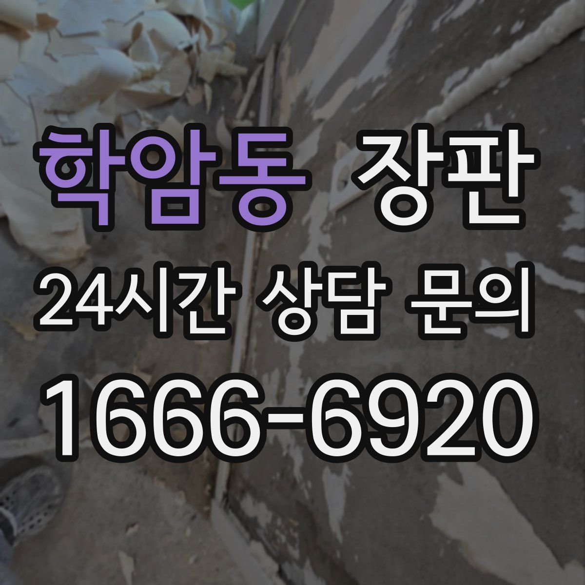 학암동 장판