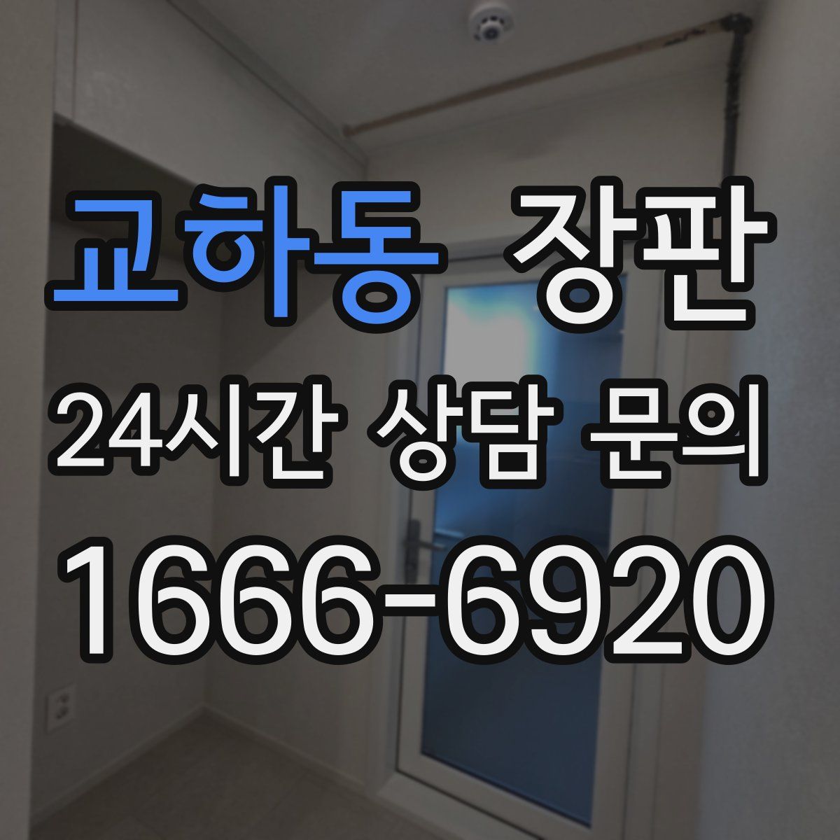 교하동 장판