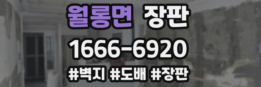 월롱면 장판