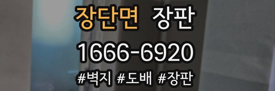 장단면 장판