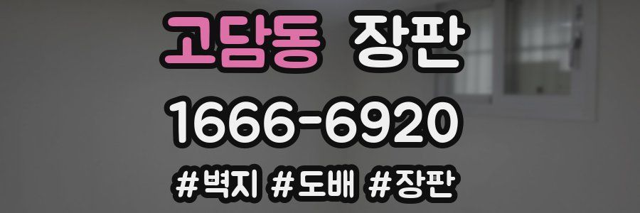 고담동 장판