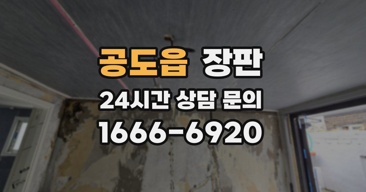 공도읍 장판