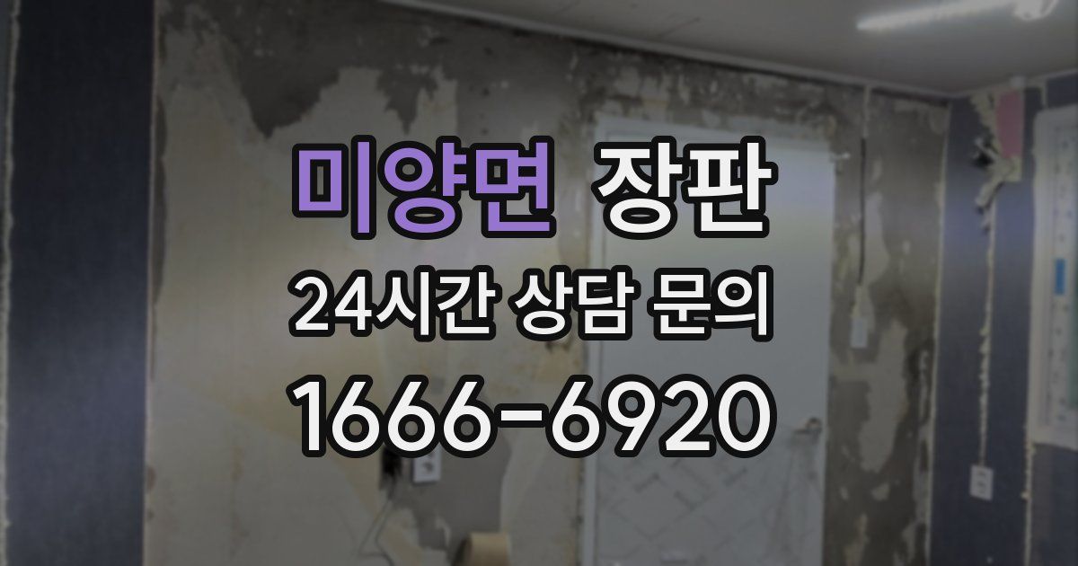 미양면 장판