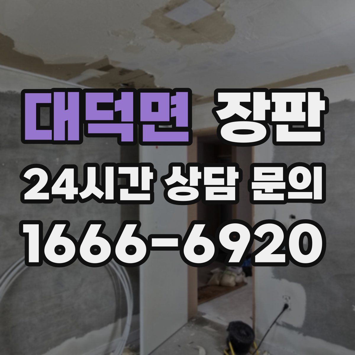 대덕면 장판