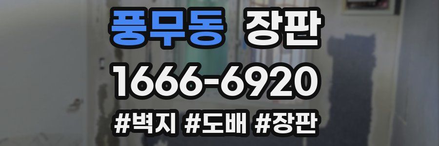 풍무동 장판