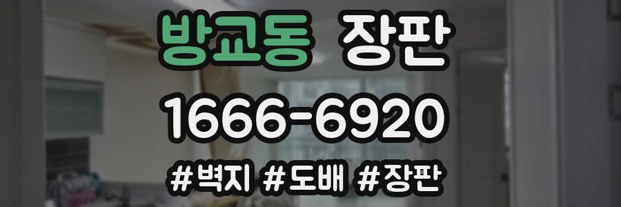 방교동 장판