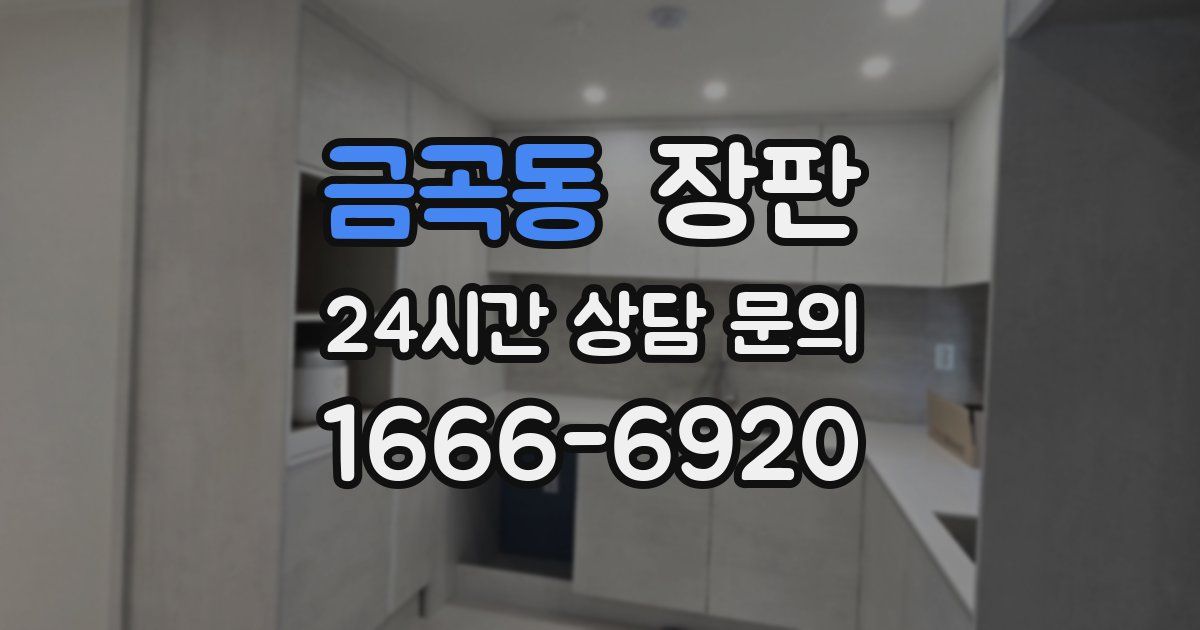 금곡동 장판