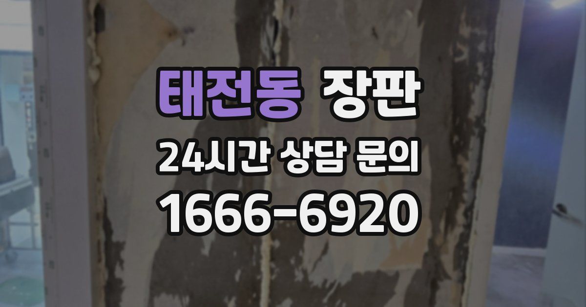 태전동 장판