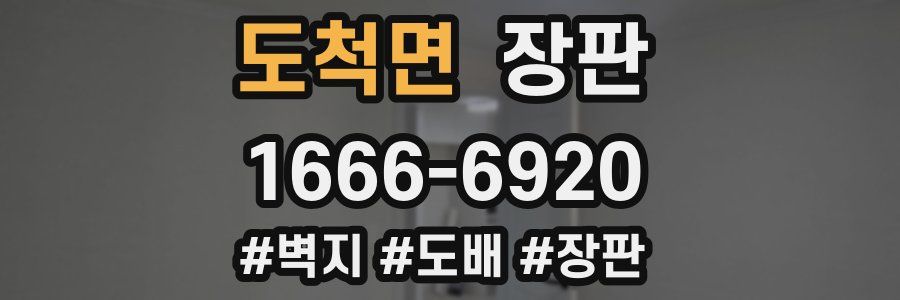 도척면 장판