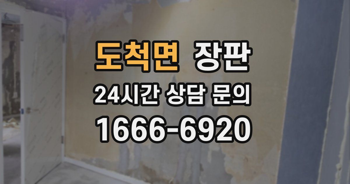 도척면 장판