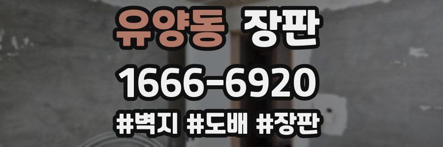 유양동 장판