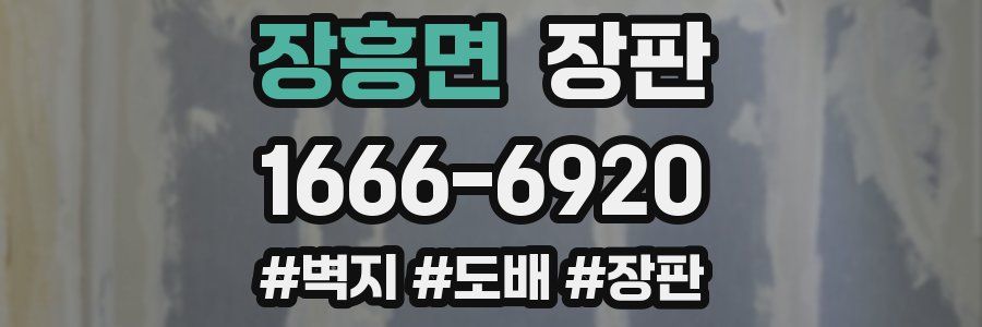장흥면 장판