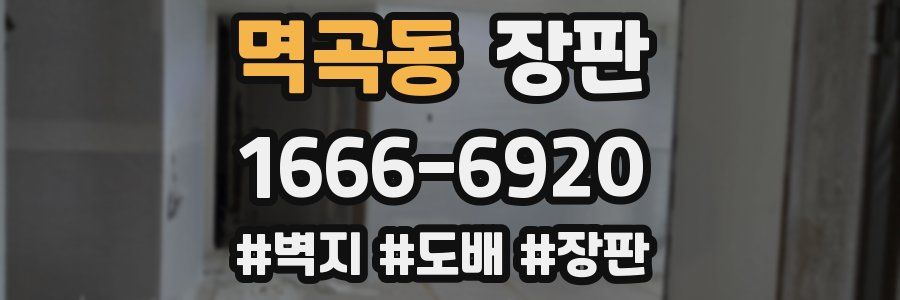 멱곡동 장판