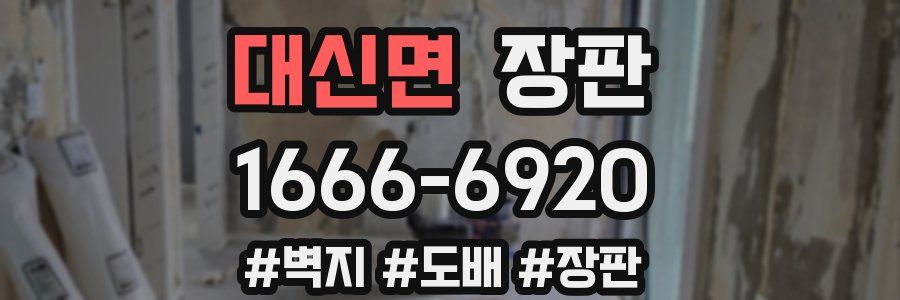 대신면 장판