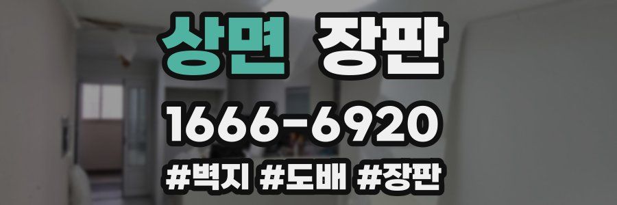상면 장판