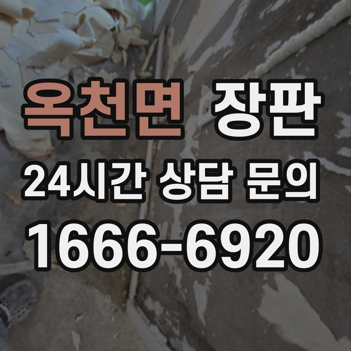 옥천면 장판