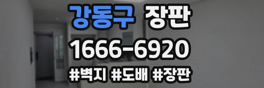 강동구 장판