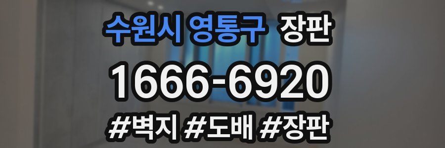 수원시 영통구 장판