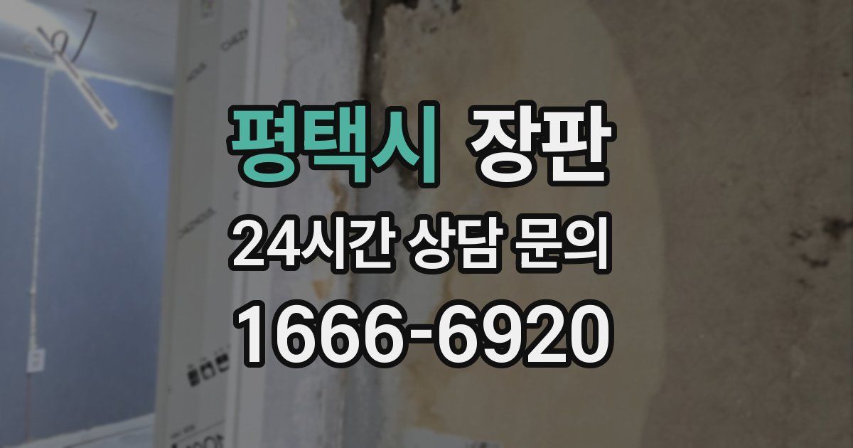 평택시 장판