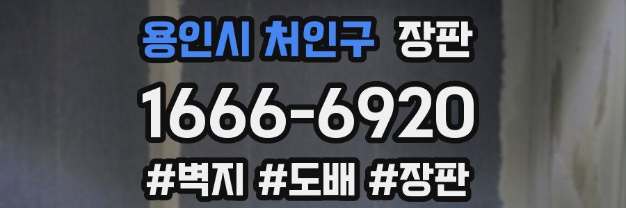 용인시 처인구 장판