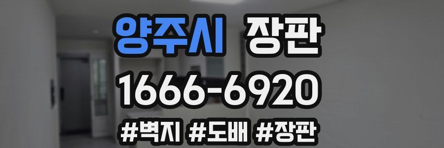 양주시 장판