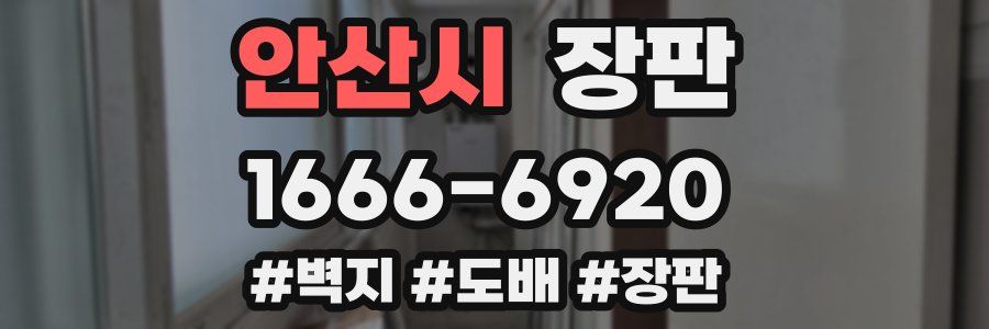 안산시 장판