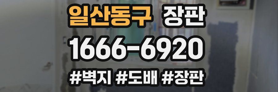일산동구 장판
