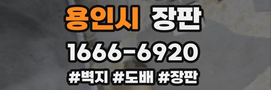 용인시 장판