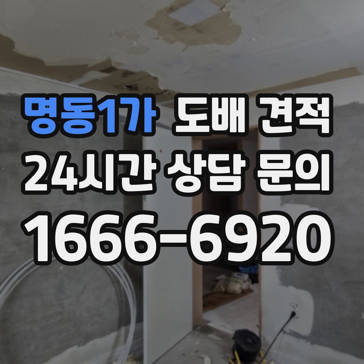 명동1가 도배 견적