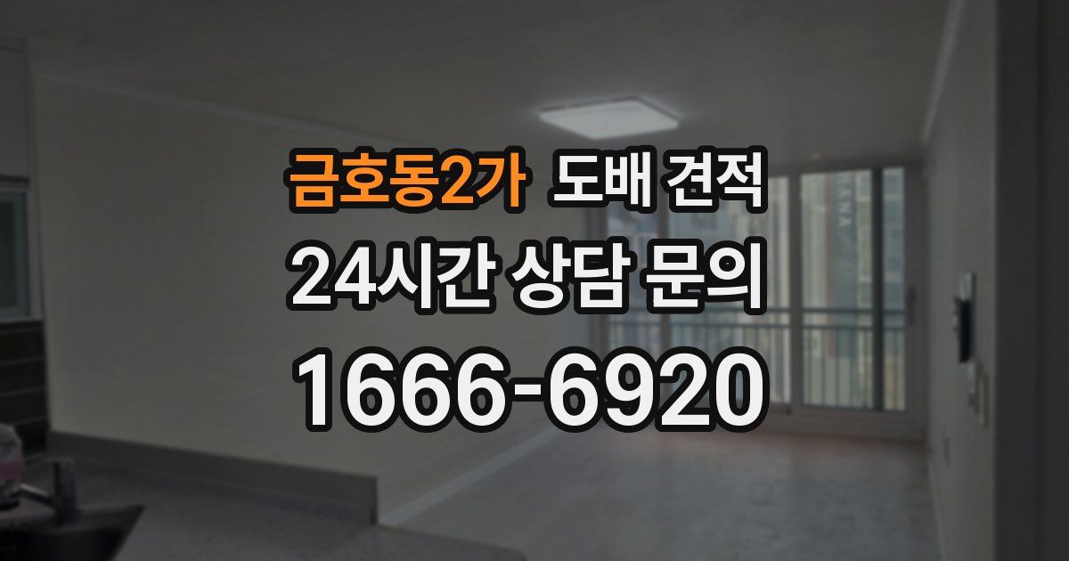 금호동2가 도배 견적