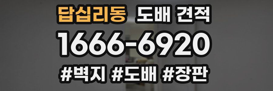 답십리동 도배 견적