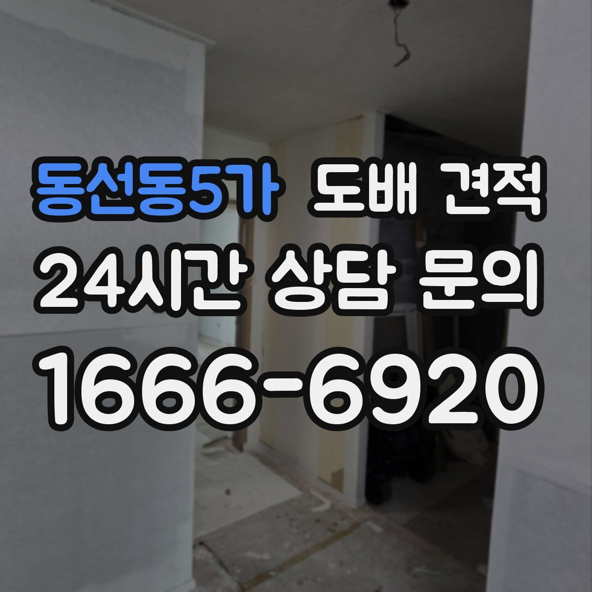동선동5가 도배 견적